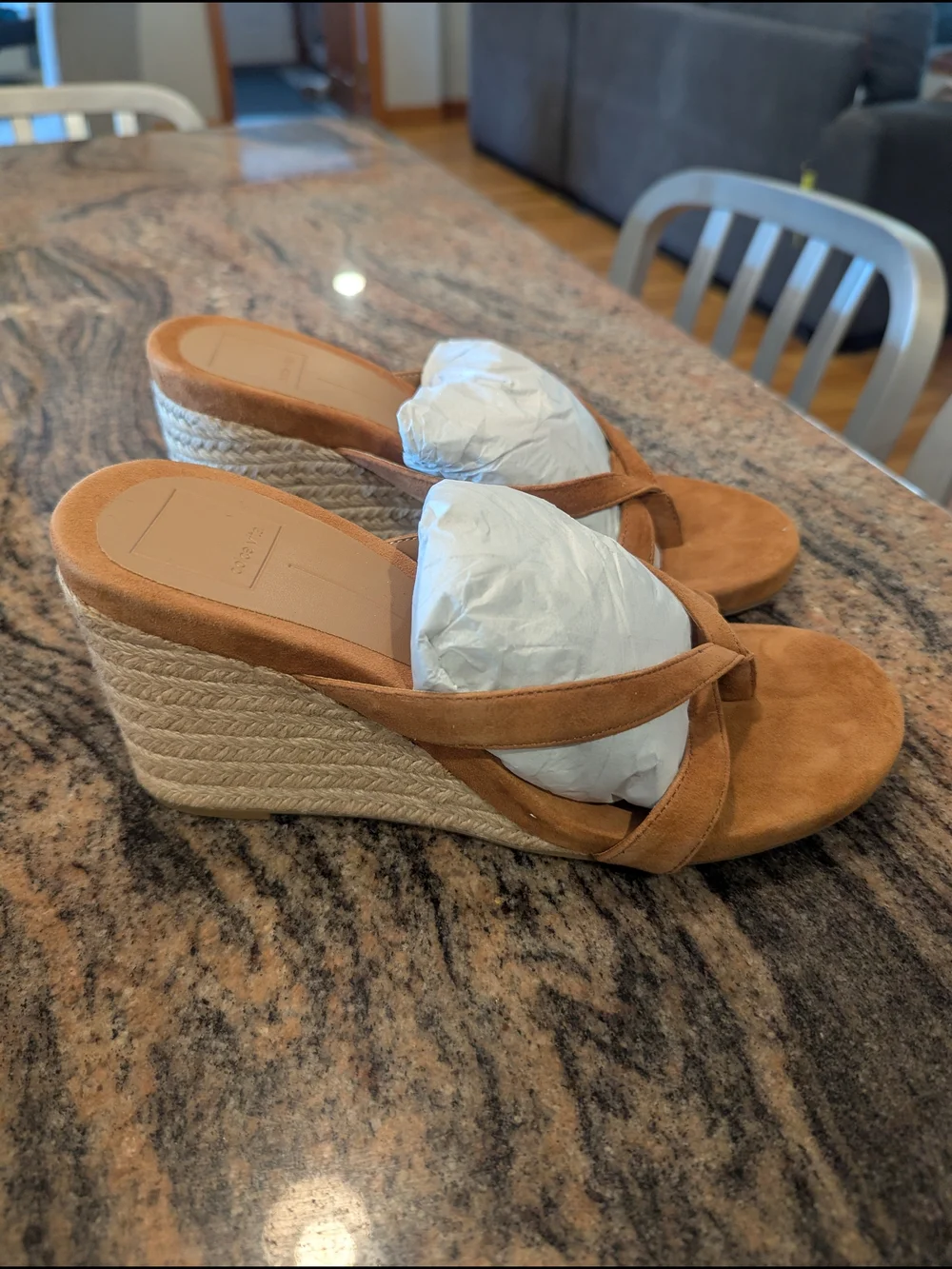 Brown Suede Dolce Vita Espadrille Wedge